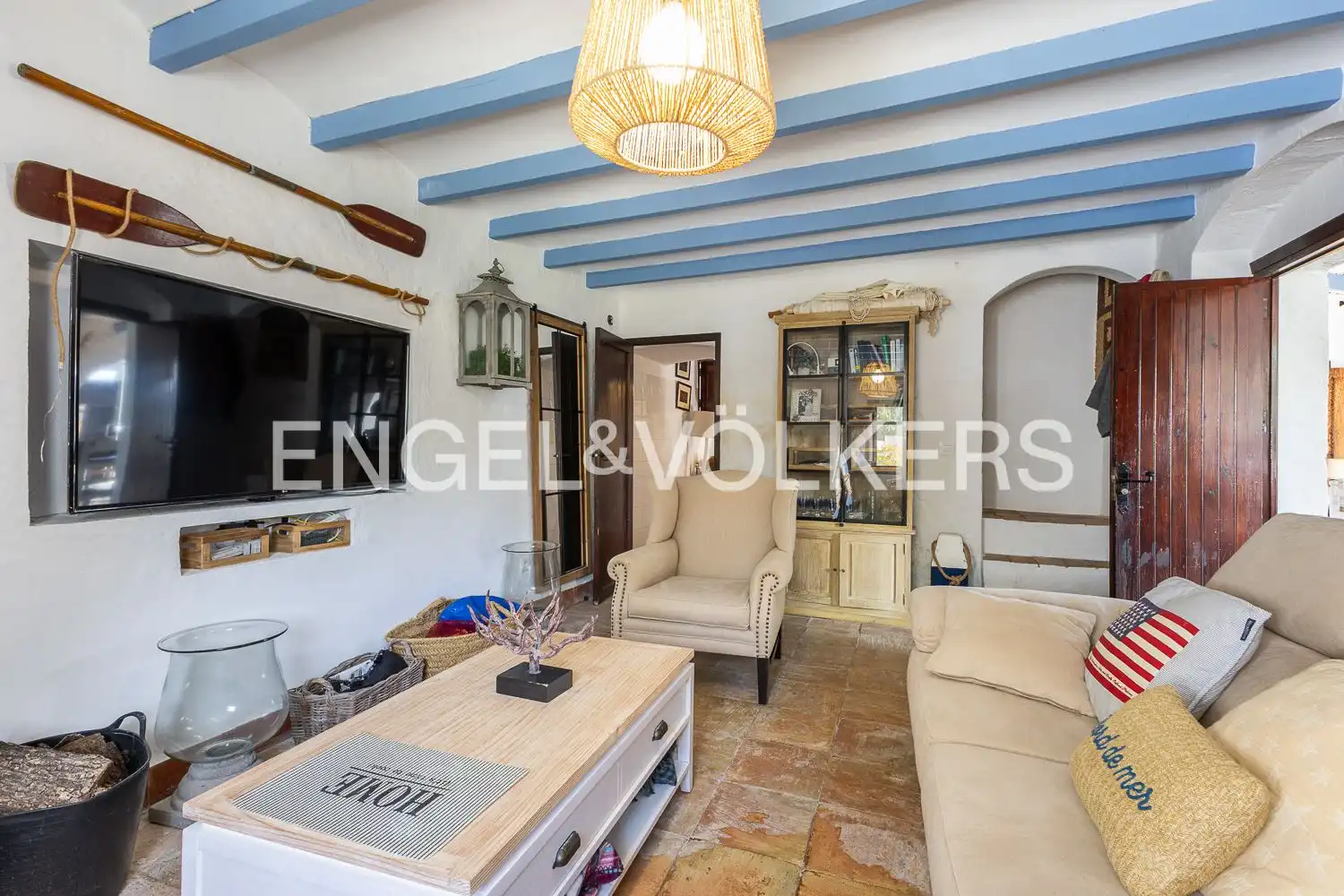Sala de estar de Casa o chalet de alquiler en Jávea / Xàbia con Aire acondicionado, Calefacción y Terraza