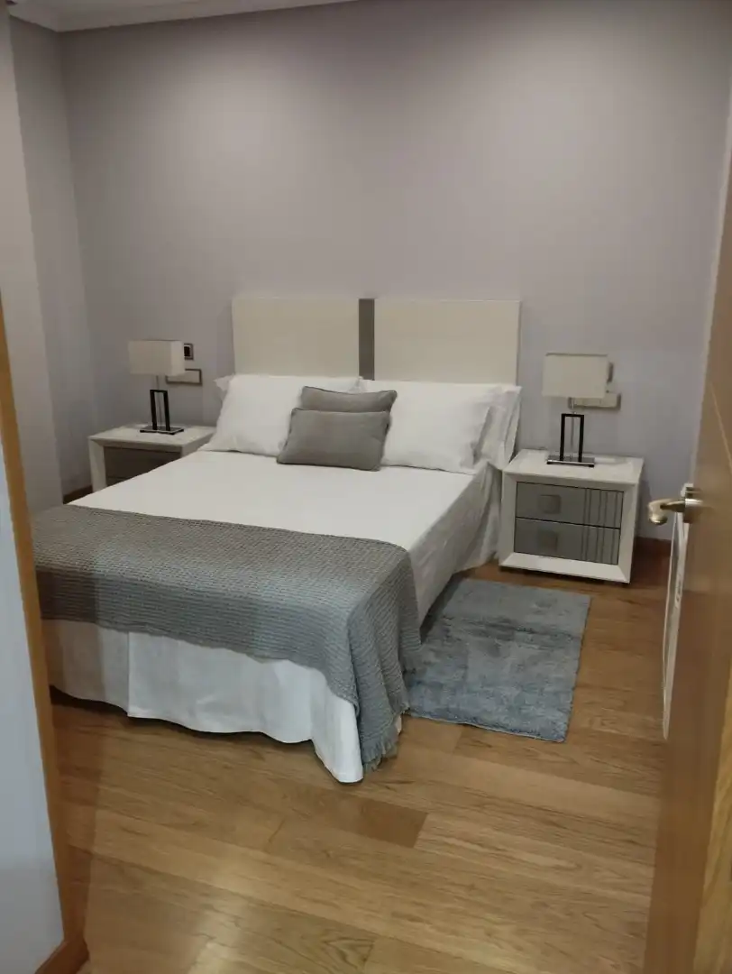 Bedroom of Houses for rent in Sanxenxo  with Air Conditioner, Private garden and Terrace