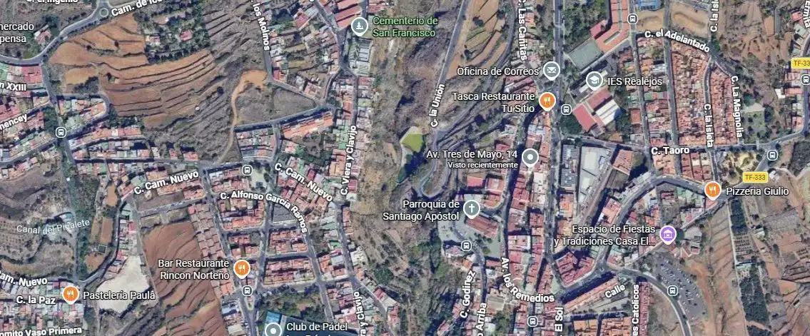 Vista exterior de Pis en venda en Los Realejos