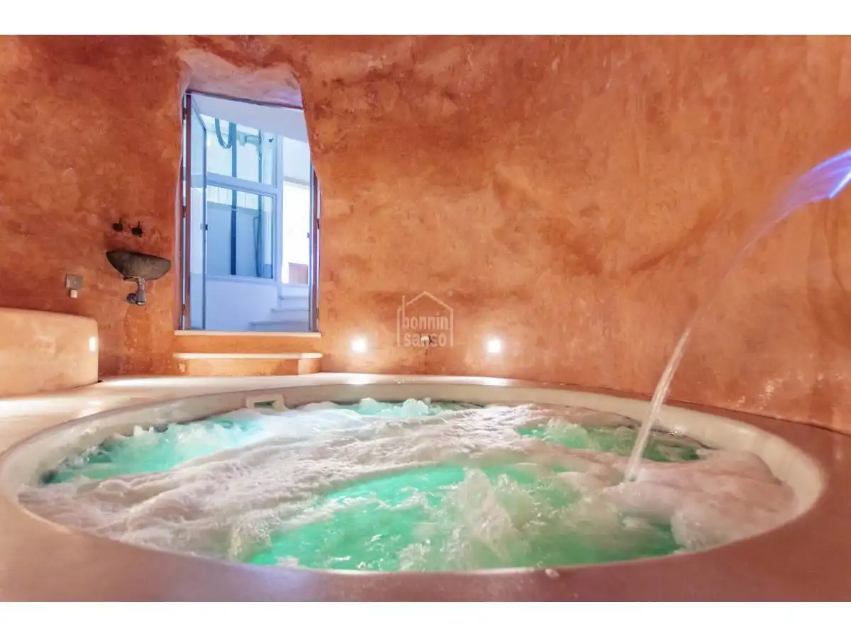 Piscina de Casa o xalet en venda en Maó - Mahón amb Calefacció, Terrassa i Moblat