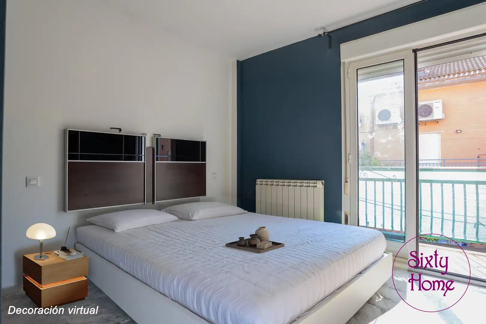 Dormitori de Casa adosada en venda en Gallur amb Aire condicionat, Calefacció i Terrassa