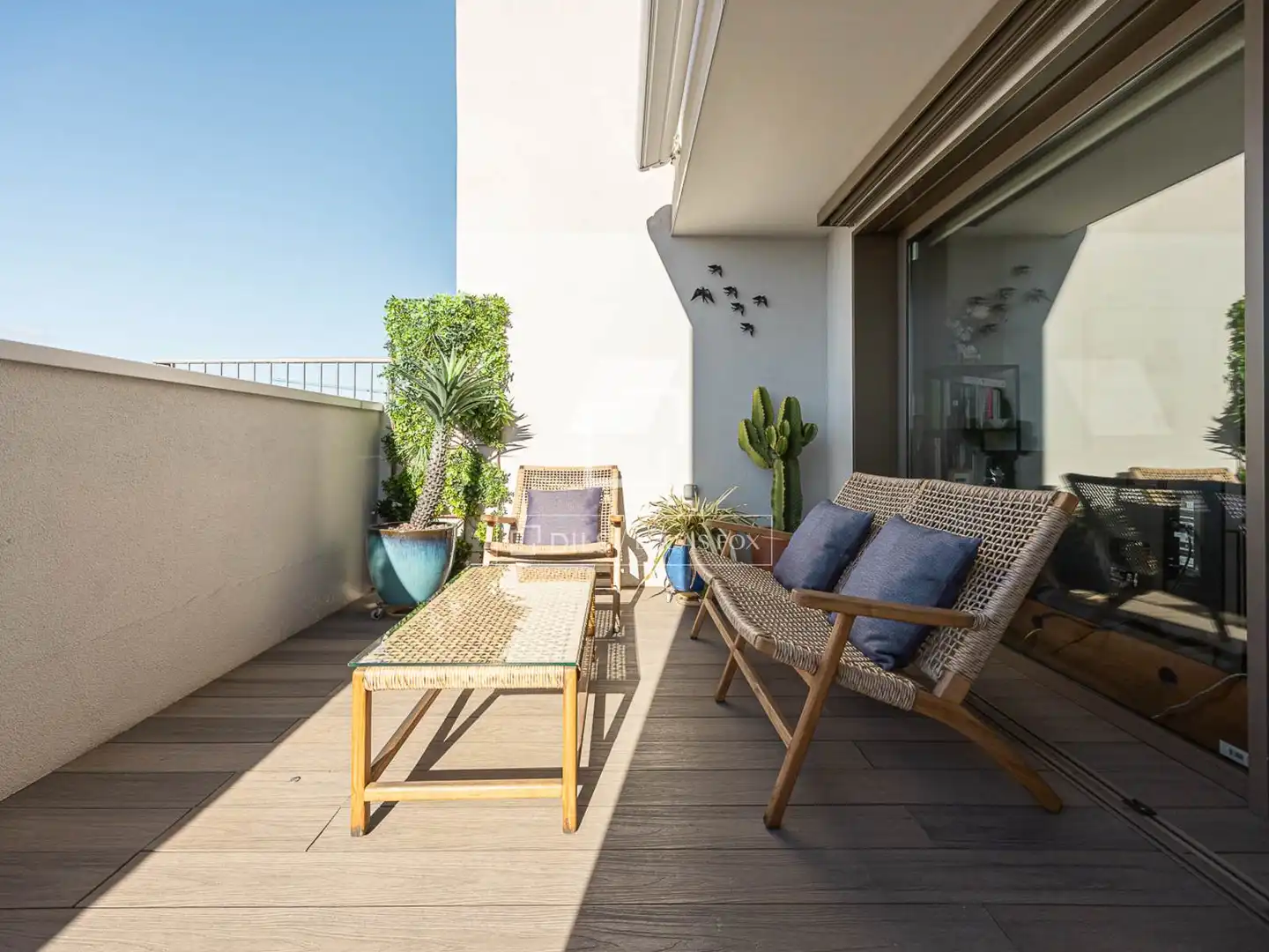 Terrasse von Dachboden zum Verkauf in Barcelona mit Klimaanlage, Heizung und Terrasse