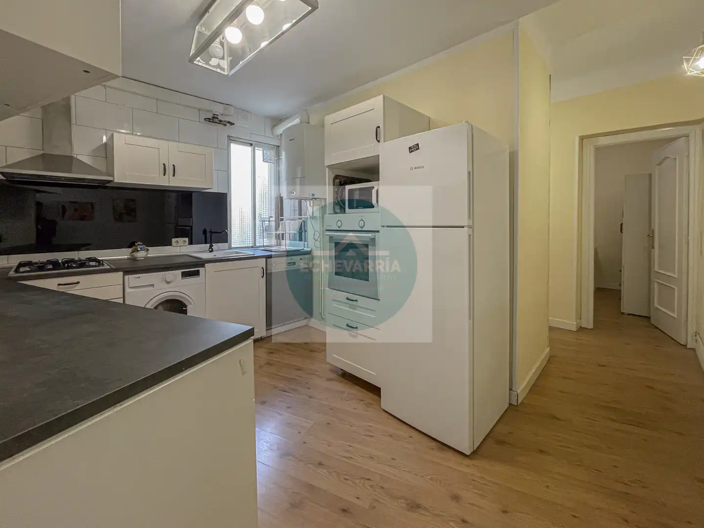 Kitchen of Attic for rent in Madrid  with Air Conditioner, Heating and Terrace