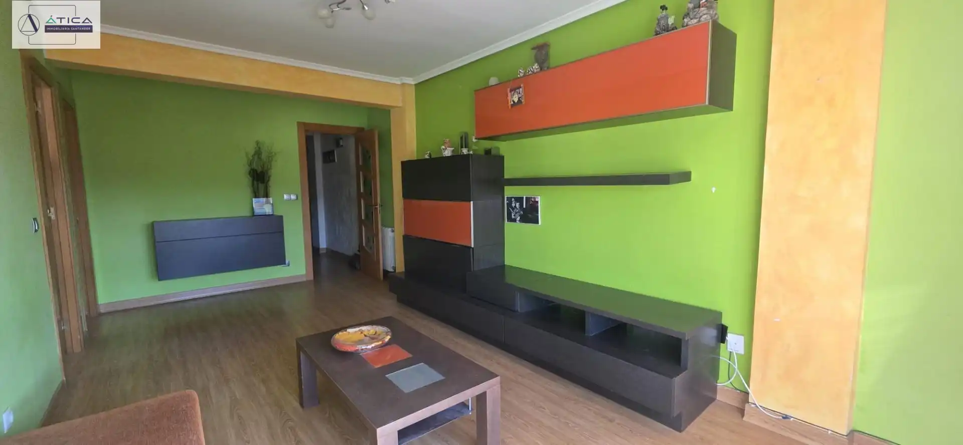 Living room of Flat for sale in Torrelavega   with Heating, Furnished and Balcony
