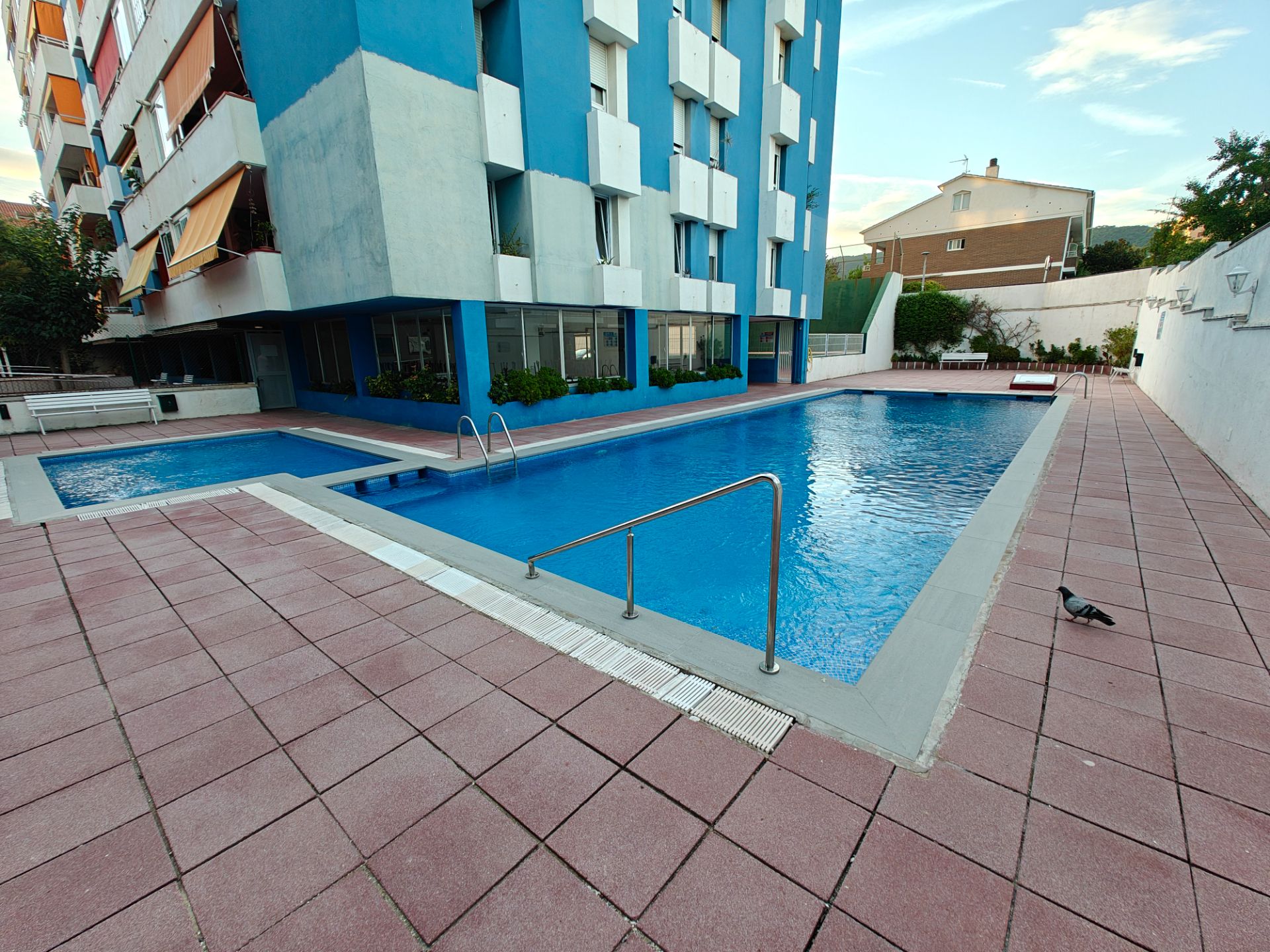 Swimming pool of Flat for sale in Premià de Mar  with Heating, Parquet flooring and Terrace