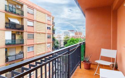 Balcony of Flat for sale in  Valencia Capital  with Air Conditioner, Heating and Storage room