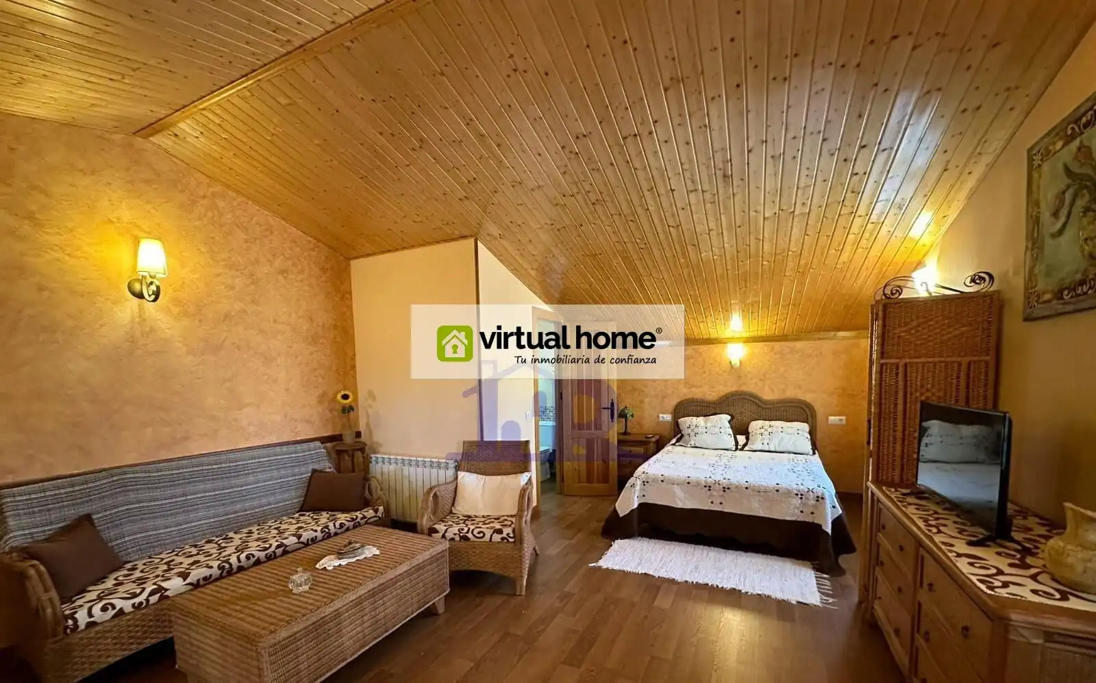 Sala de estar de Casa o chalet en venta en Cuenca con Aire acondicionado