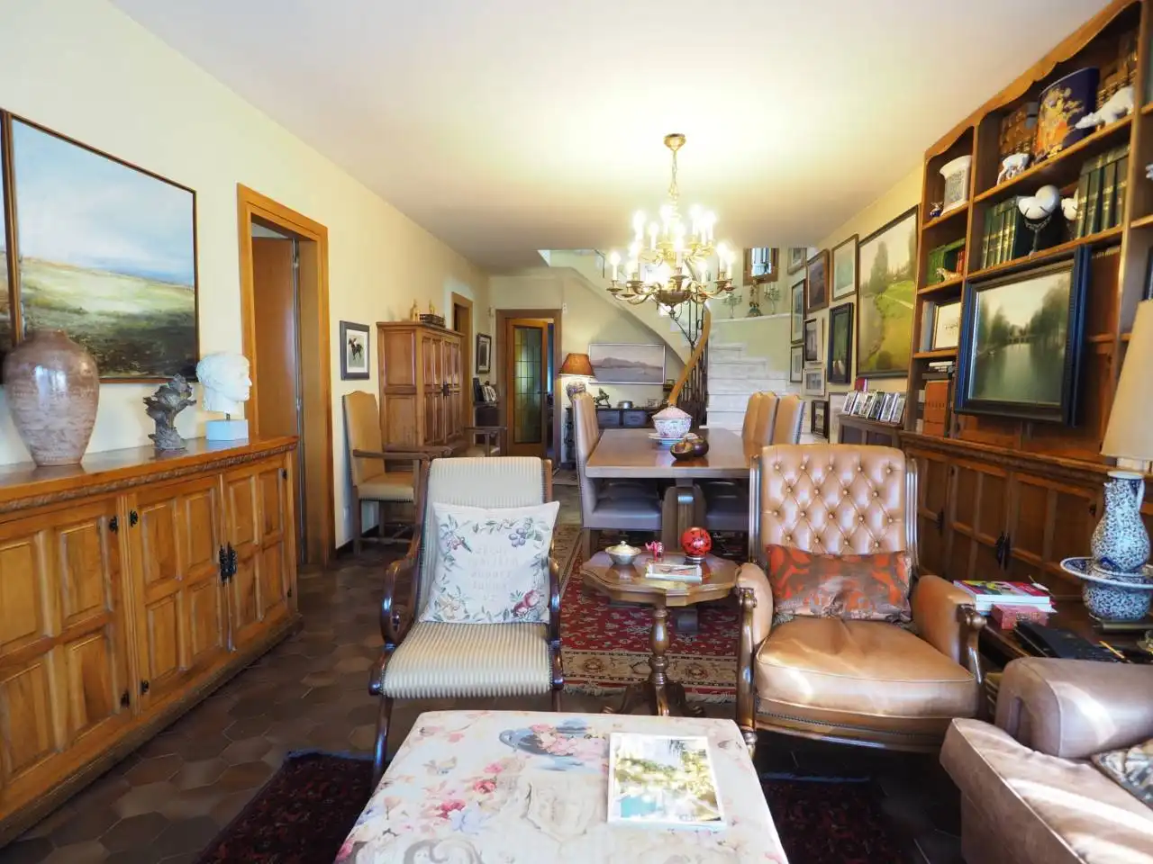 Living room of Houses for sale in Canovelles  with Heating, Private garden and Terrace