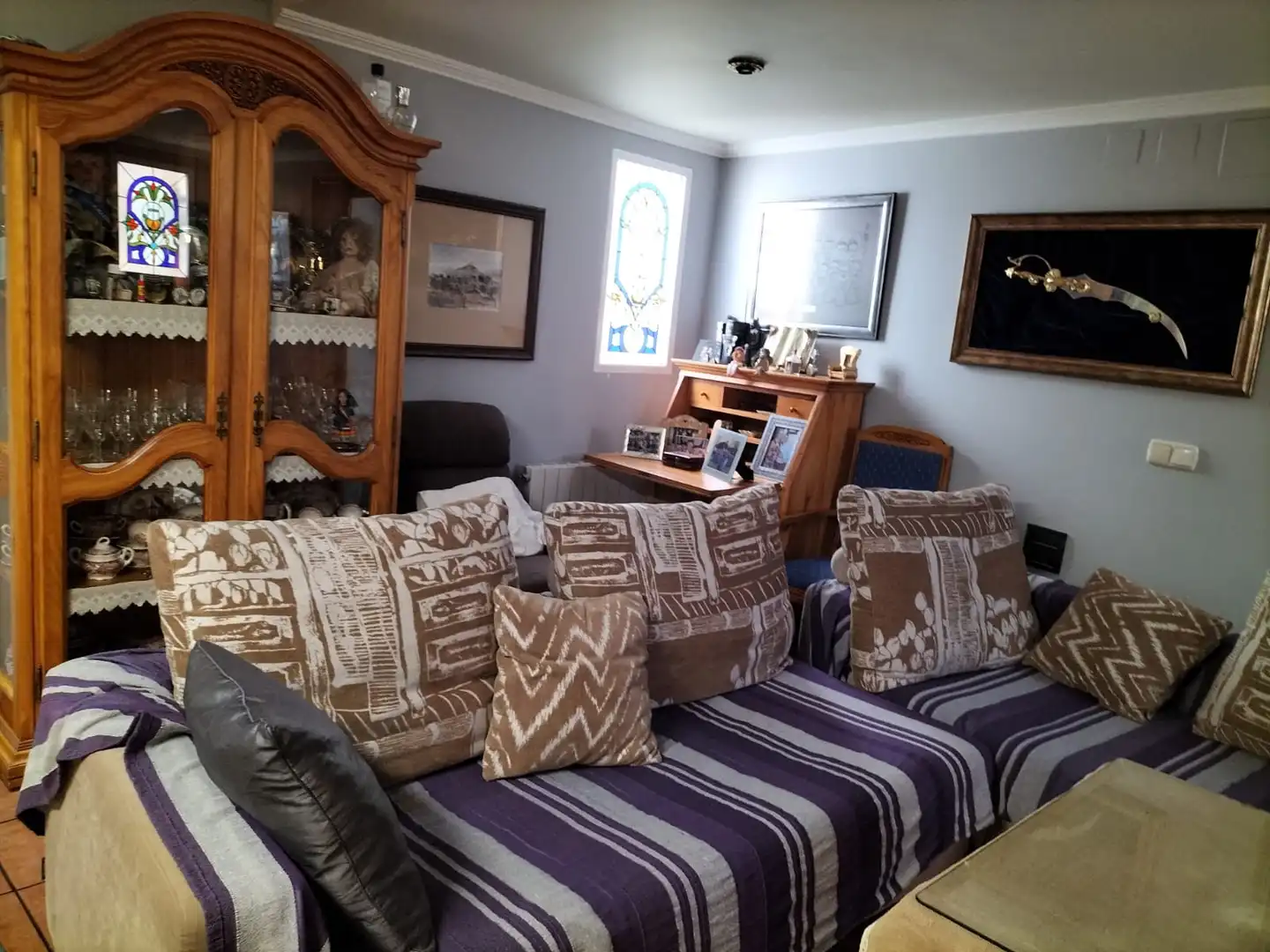 Sala de estar de Dúplex en venta en Villena con Aire acondicionado, Calefacción y Terraza