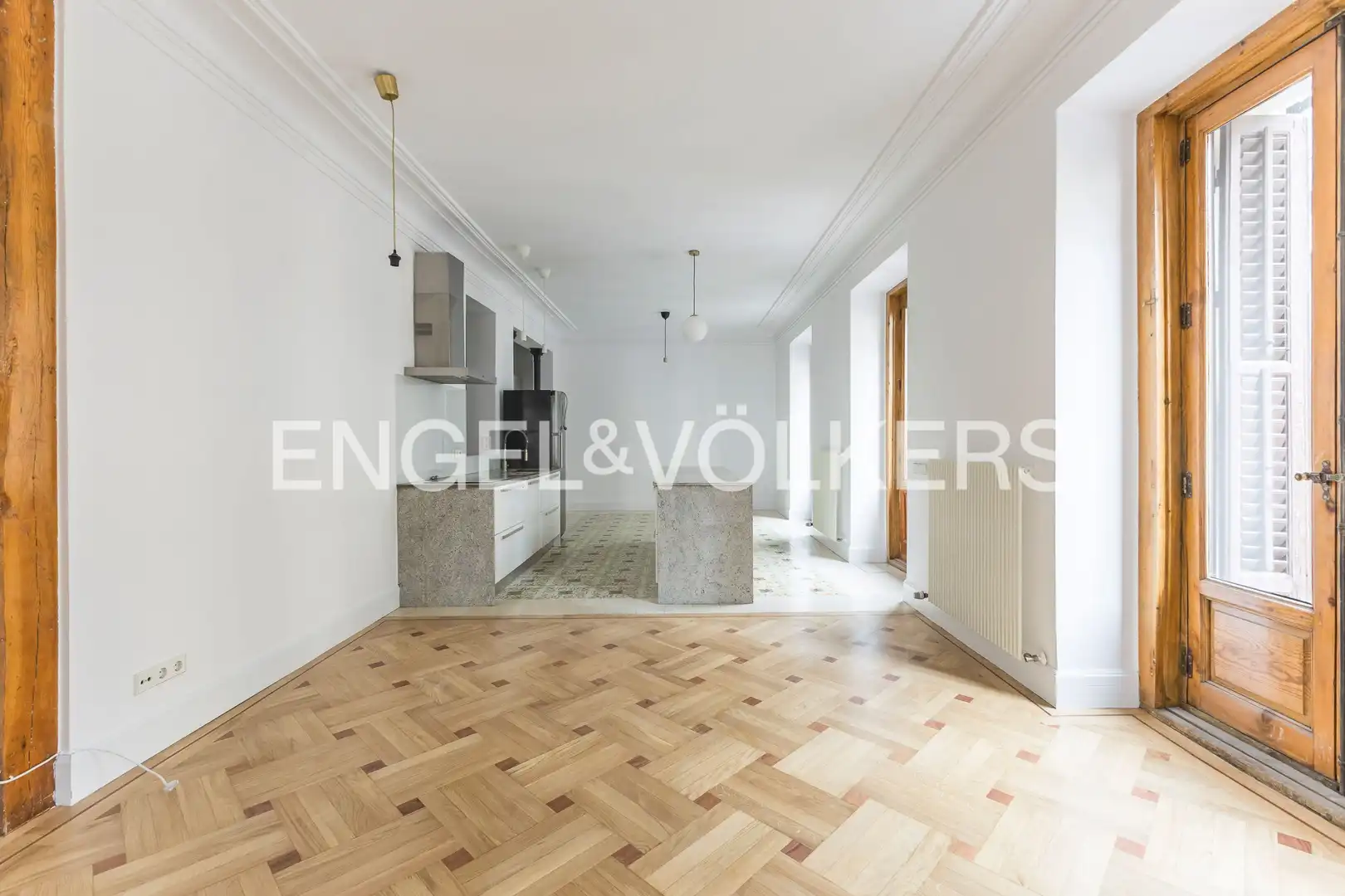 Cocina de Piso de alquiler en Madrid con Calefacción, Parquet y Balcón