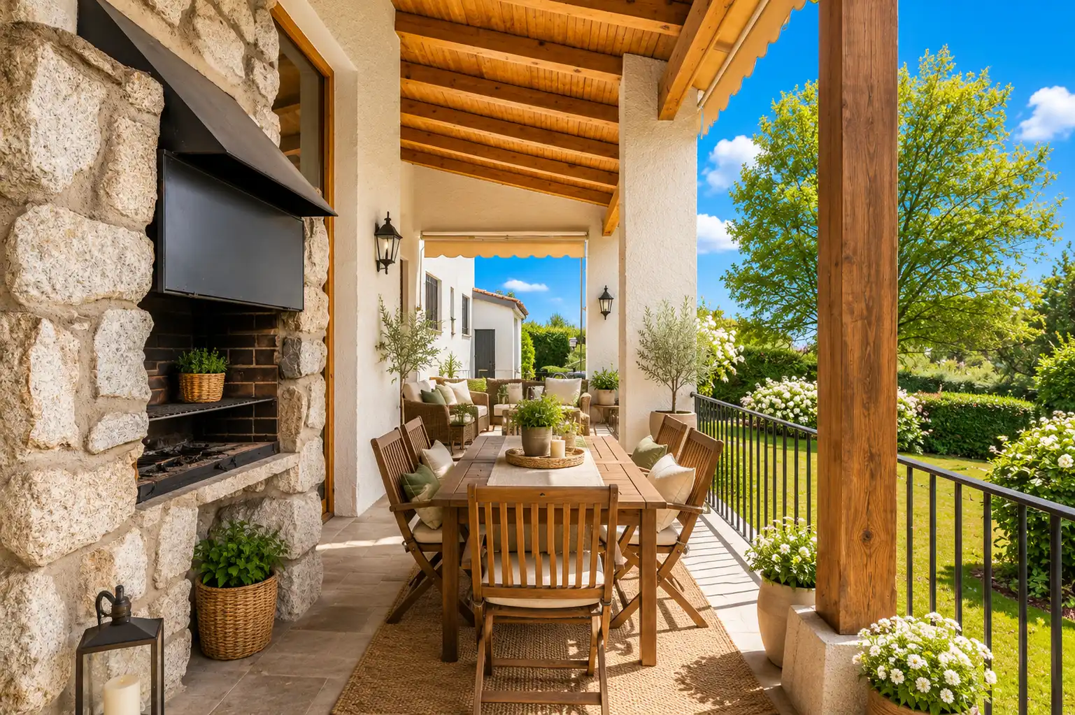 Terraza de Casa o chalet en venta en Torrelodones con Aire acondicionado, Calefacción y Jardín privado