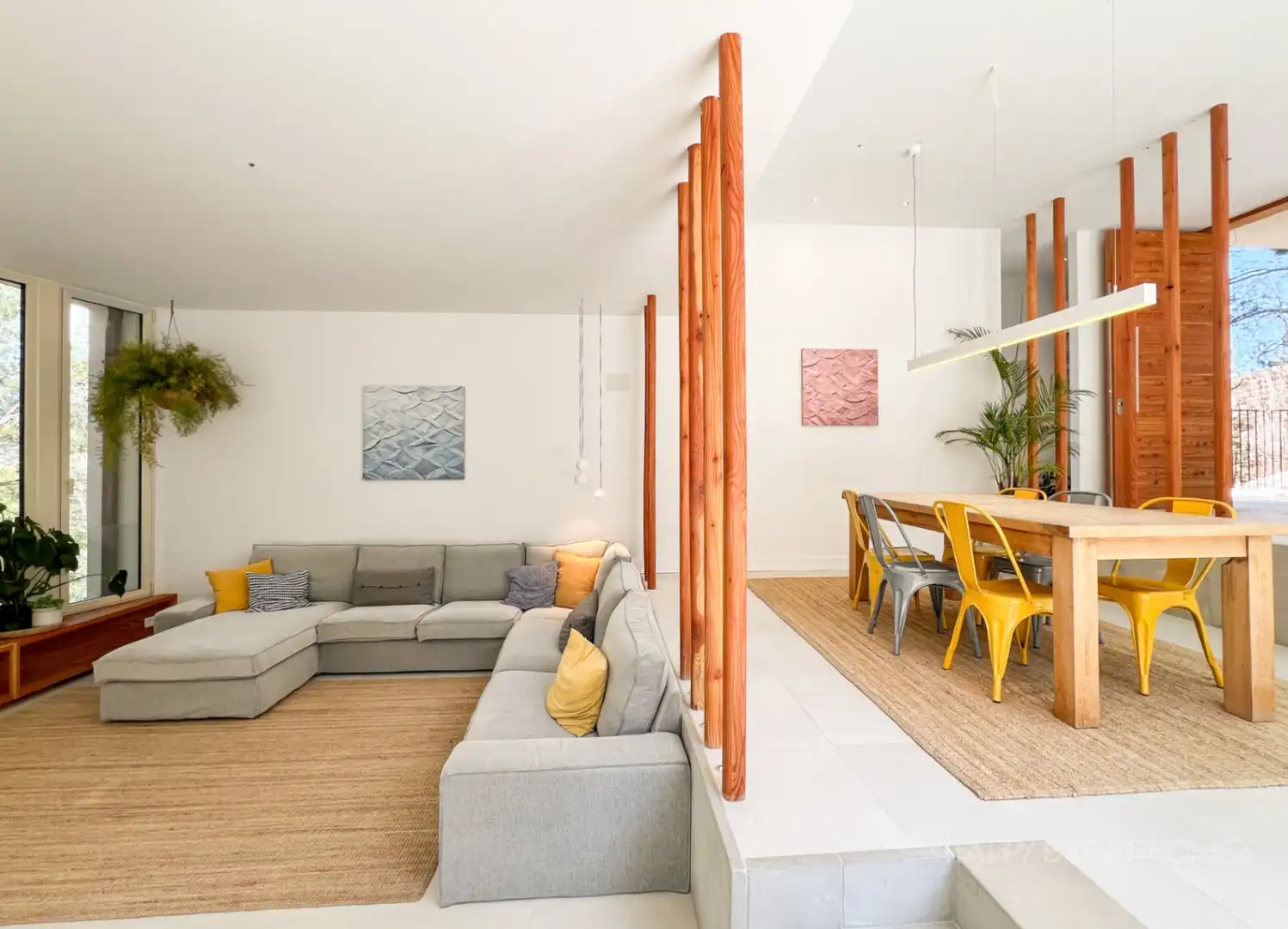 Living room of Houses for sale in Sant Pere de Ribes  with Air Conditioner, Heating and Private garden
