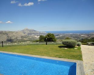 Garden of House or chalet for sale in Benimantell  with Air Conditioner, Heating and Private garden