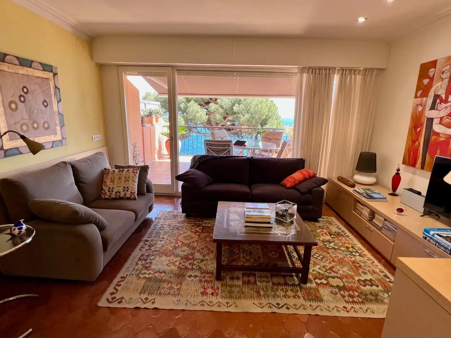Sala d'estar de Dúplex en venda en Palafrugell amb Aire condicionat, Calefacció i Terrassa