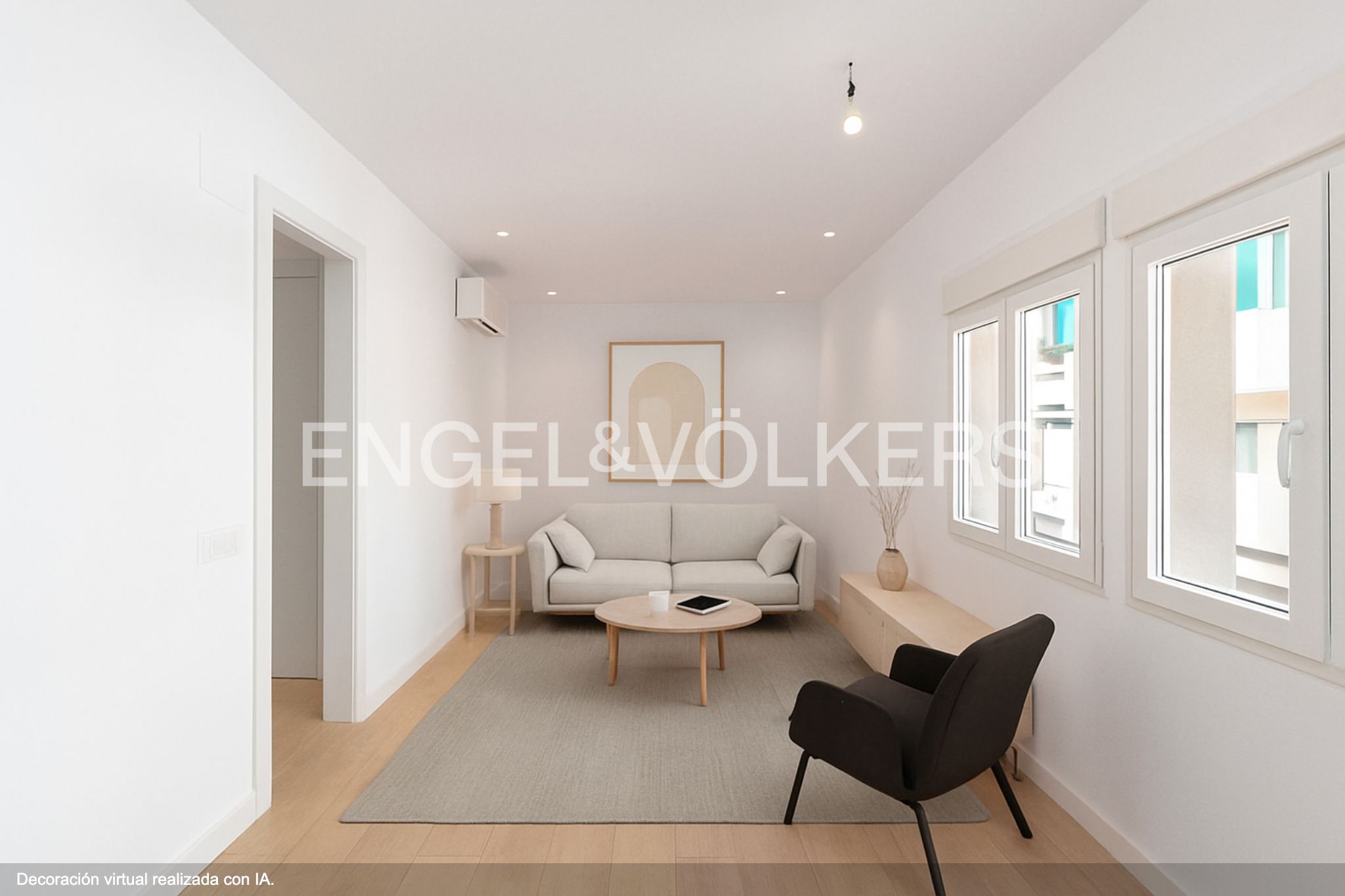 Sala d'estar de Pis en venda en  Barcelona Capital amb Aire condicionat, Calefacció i Parquet