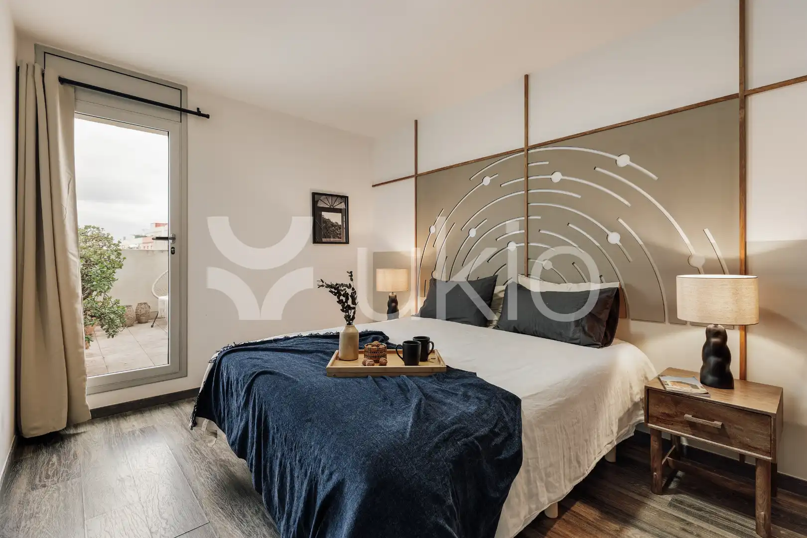 Habitación de Apartamento de alquiler en Barcelona con Aire acondicionado, Calefacción y Terraza