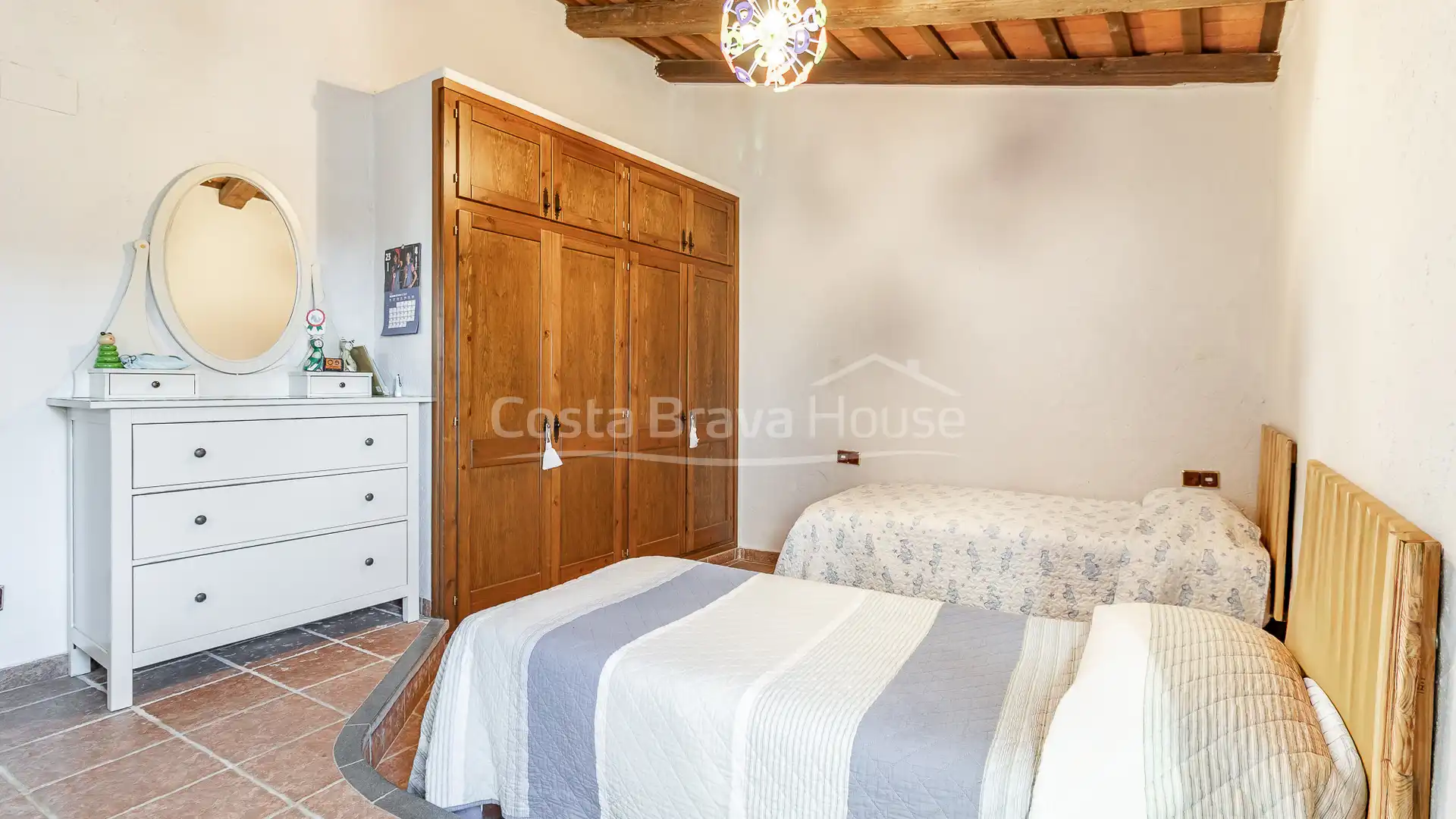 Bedroom of Country homes for sale in Begur  with Air Conditioner, Heating and Private garden