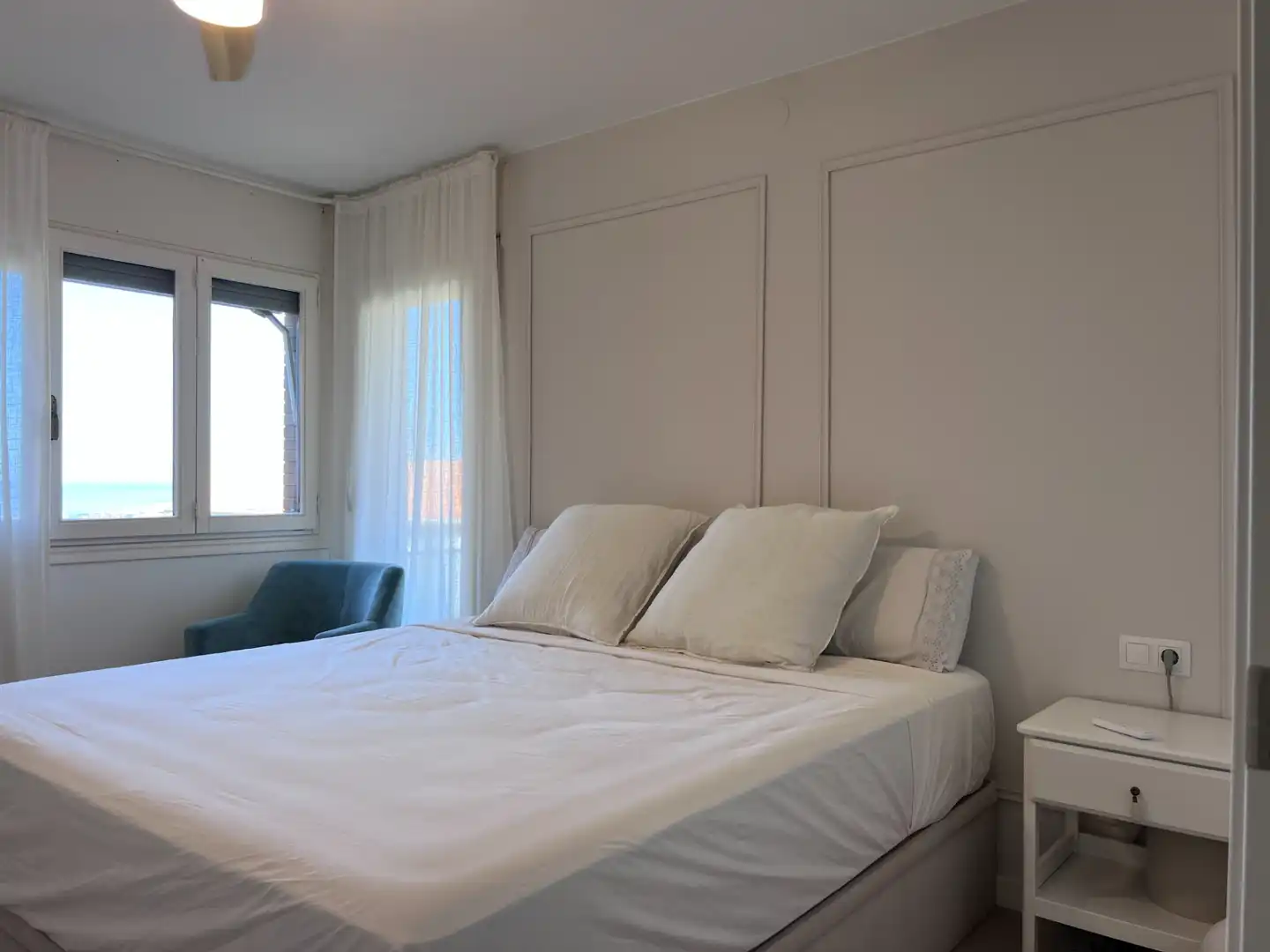 Bedroom of Flat for sale in Vilassar de Dalt  with Air Conditioner, Heating and Parquet flooring