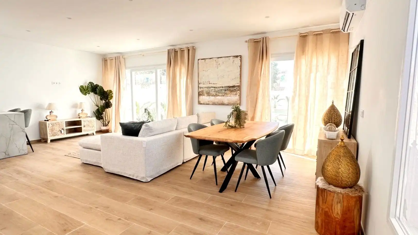 Sala d'estar de Casa o xalet en venda en El Verger amb Calefacció, Jardí privat i Terrassa