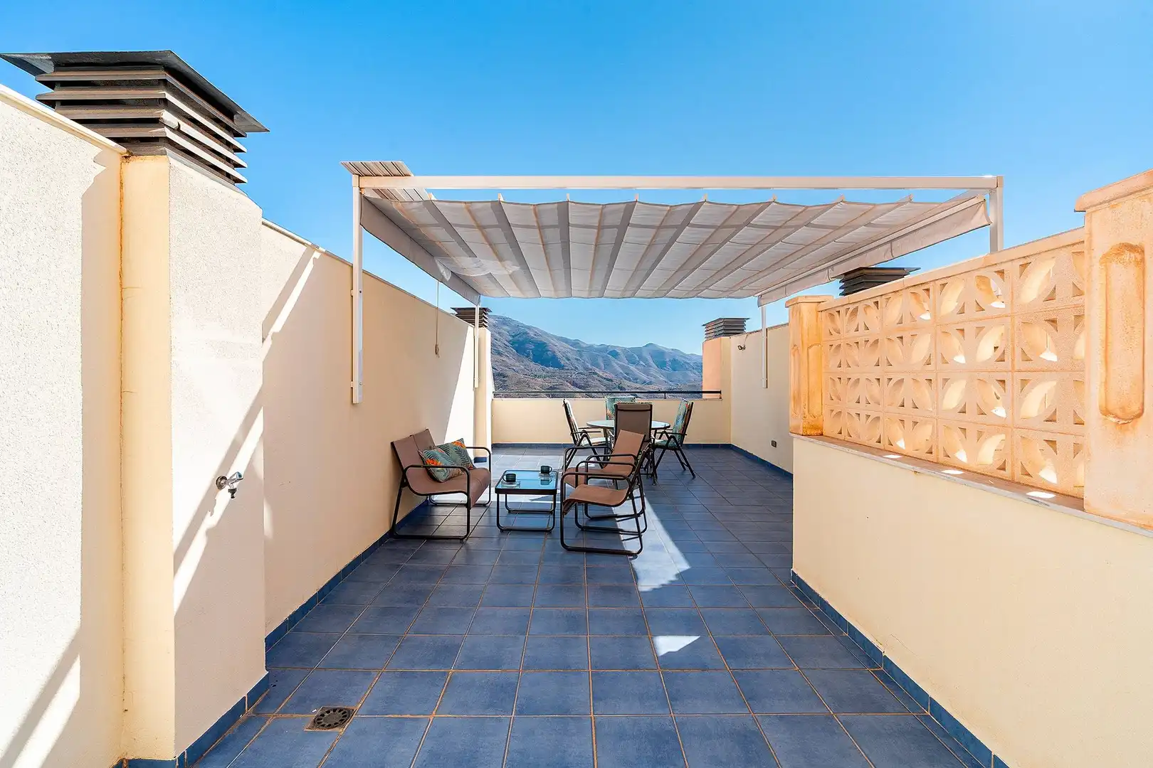 Terrace of Flat for sale in Vícar  with Air Conditioner, Heating and Private garden