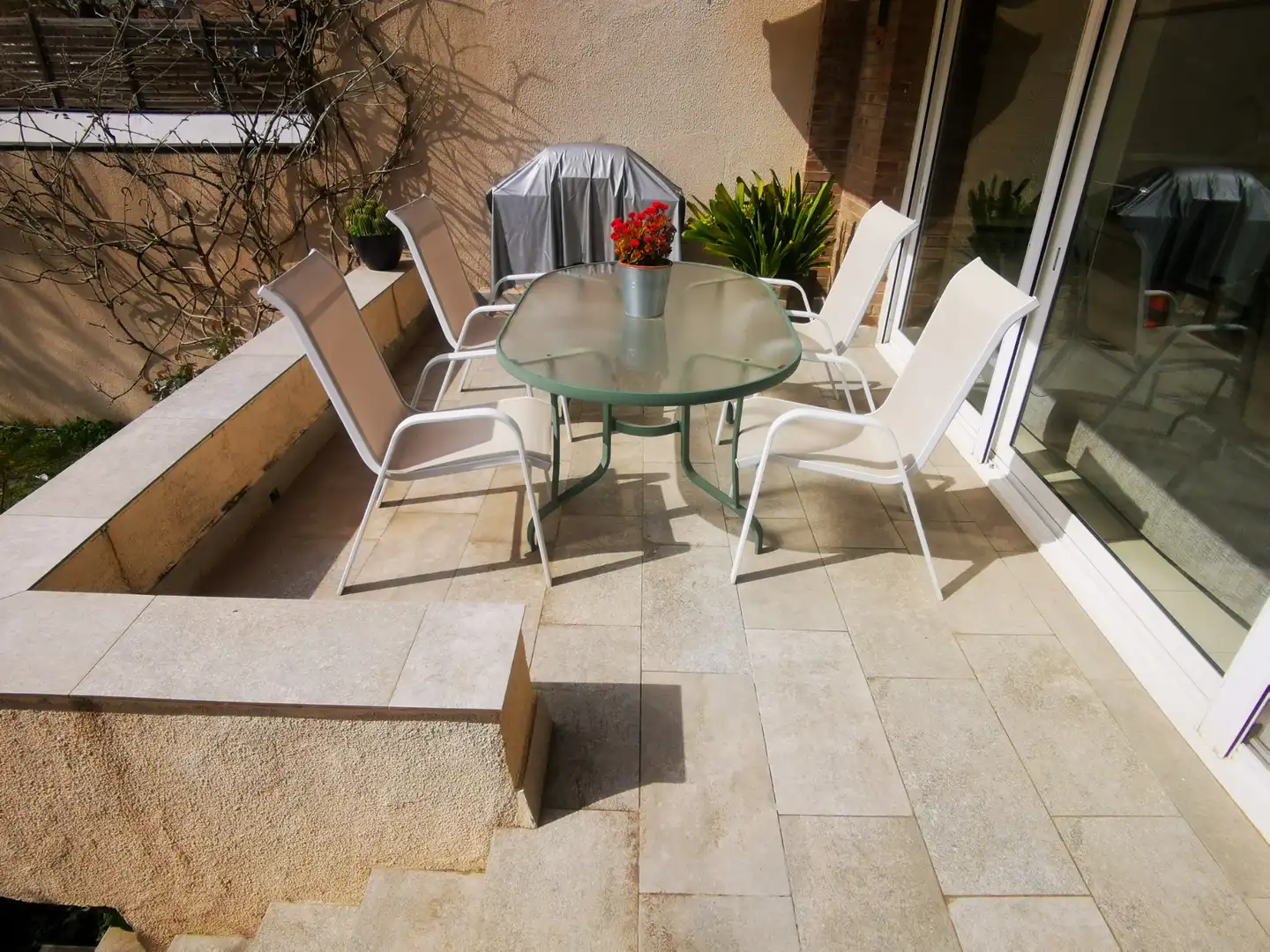 Terrassa de Casa adosada en venda en Sabadell amb Aire condicionat, Calefacció i Jardí privat