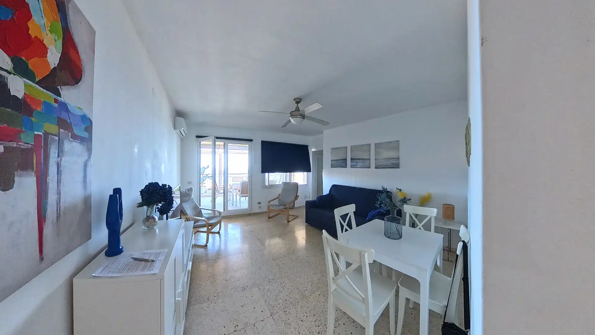 Sala de estar de Ático en venta en Alicante / Alacant con Aire acondicionado, Terraza y Horno