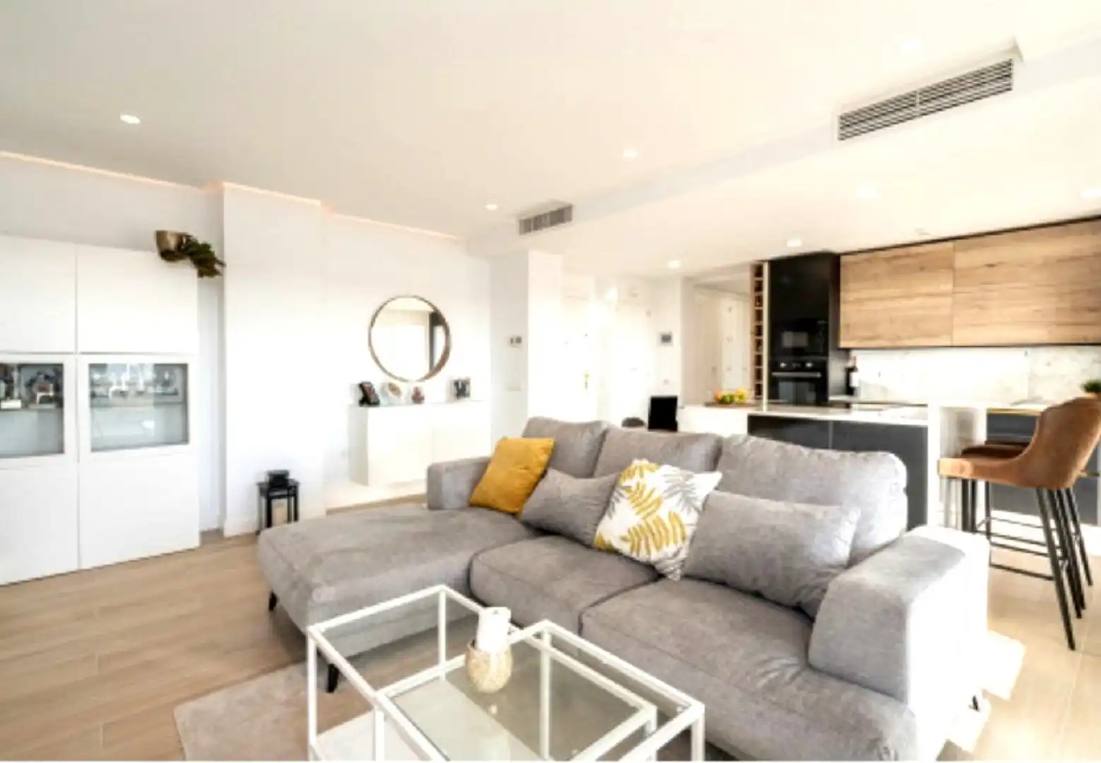 Sala de estar de Apartamento en venta en Mijas con Aire acondicionado, Terraza y Trastero