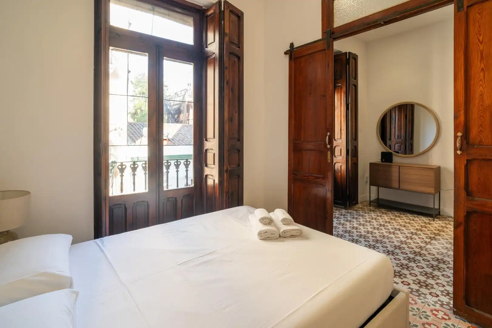 Bedroom of Flat for rent in Poblats Marítims