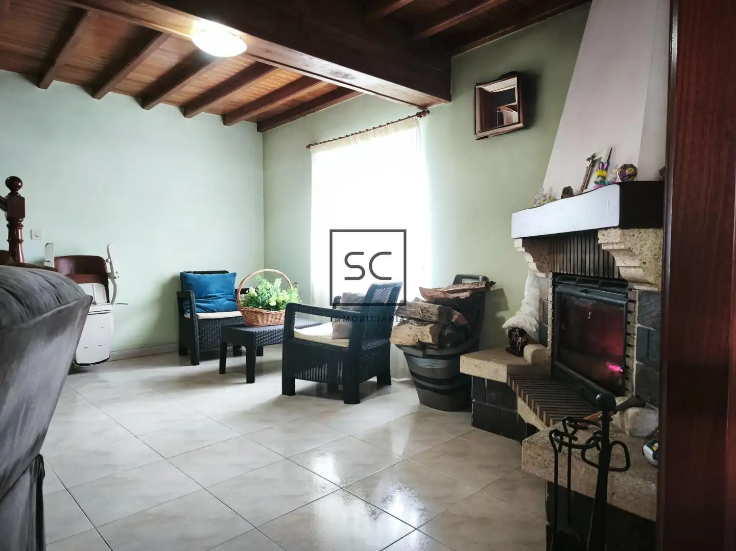 Sala de estar de Casa o chalet en venta en Narón con Trastero y Piscina