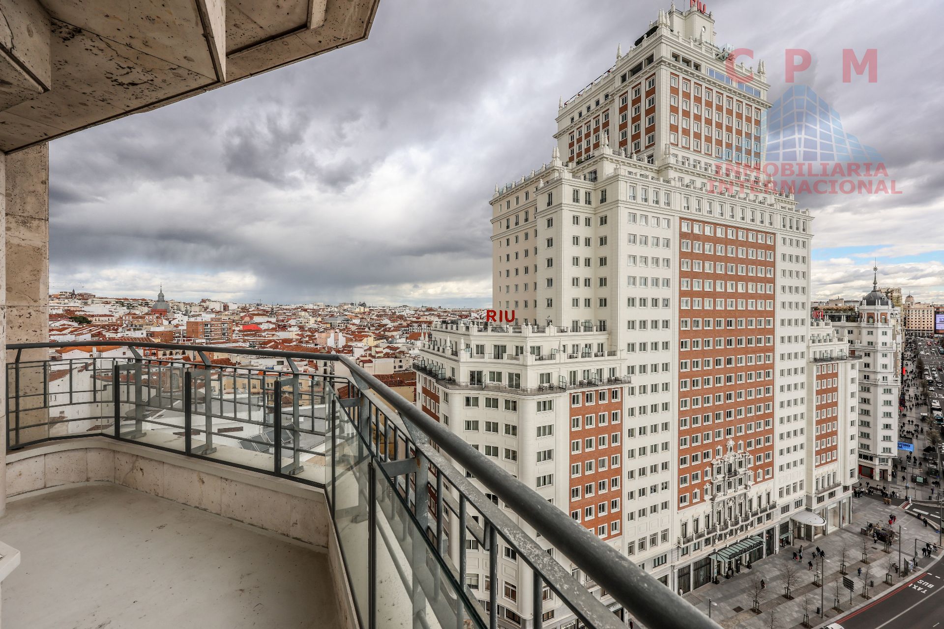 Terrace of Flat to rent in  Madrid Capital  with Air Conditioner, Heating and Parquet flooring