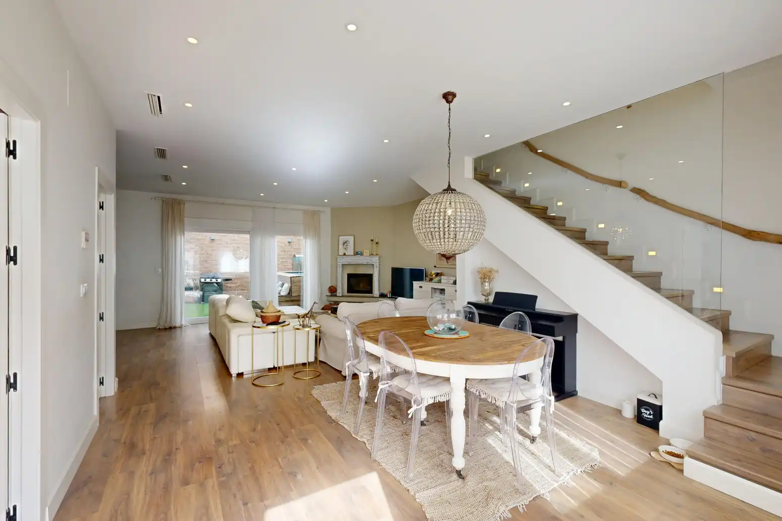 Dining room of Houses for sale in Cartagena  with Air Conditioner, Parquet flooring and Terrace