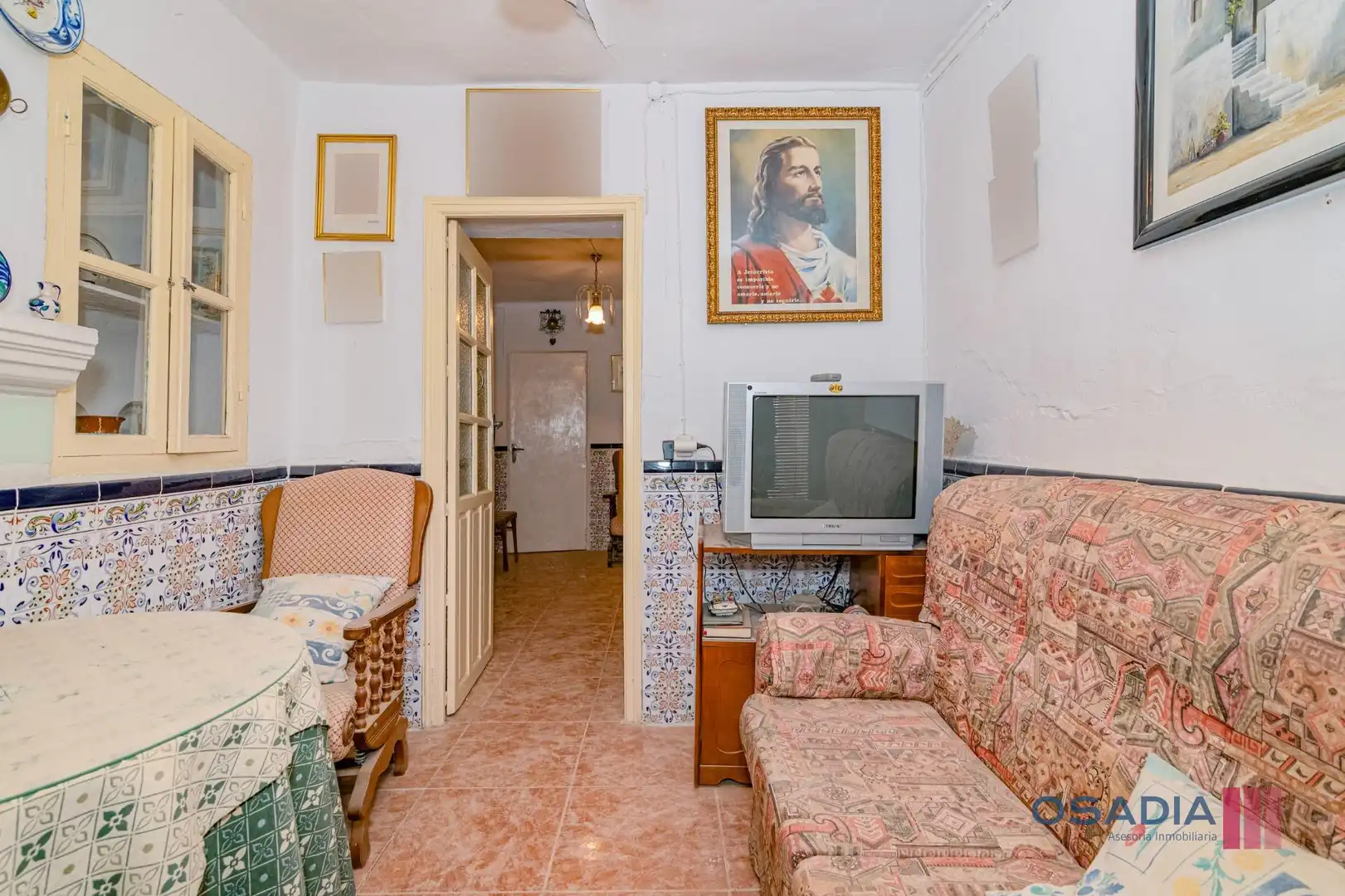 Sala d'estar de Casa adosada en venda en Escúzar
