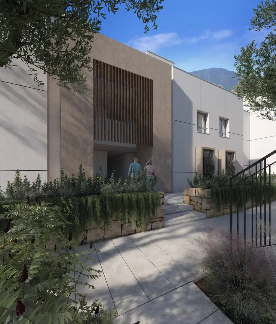 Vista exterior de Apartament en venda en Istán amb Aire condicionat, Calefacció i Jardí privat