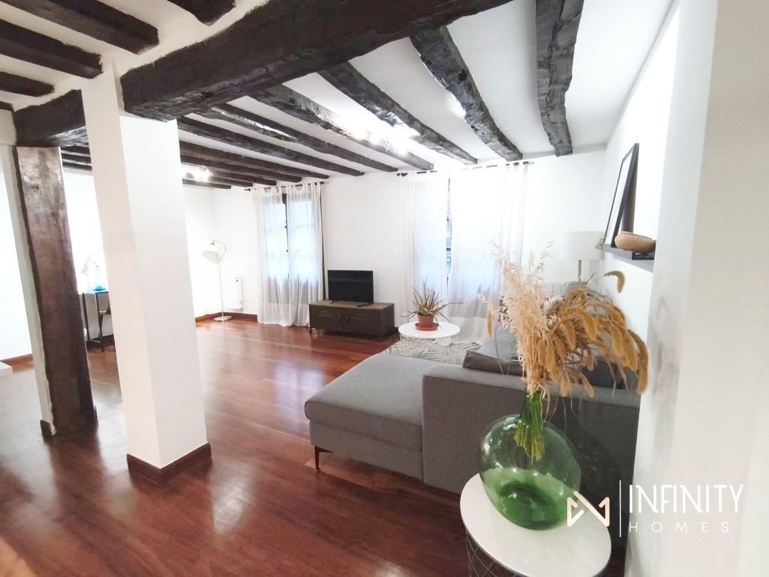 Living room of Flat to rent in Bilbao   with Heating and Balcony