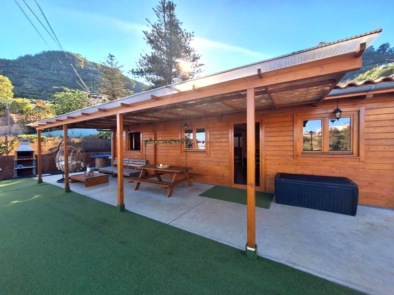 Terraza de Casa o chalet de alquiler en Teror con Aire acondicionado, Jardín privado y Terraza