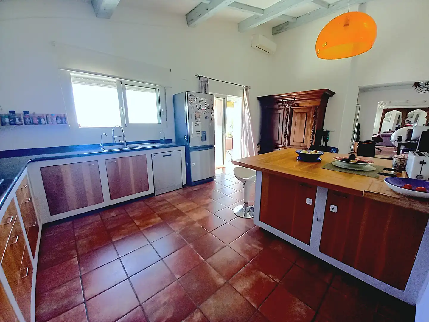 Küche von Haus oder Chalet zum Verkauf in El Castell de Guadalest mit Klimaanlage, Privatgarten und Terrasse