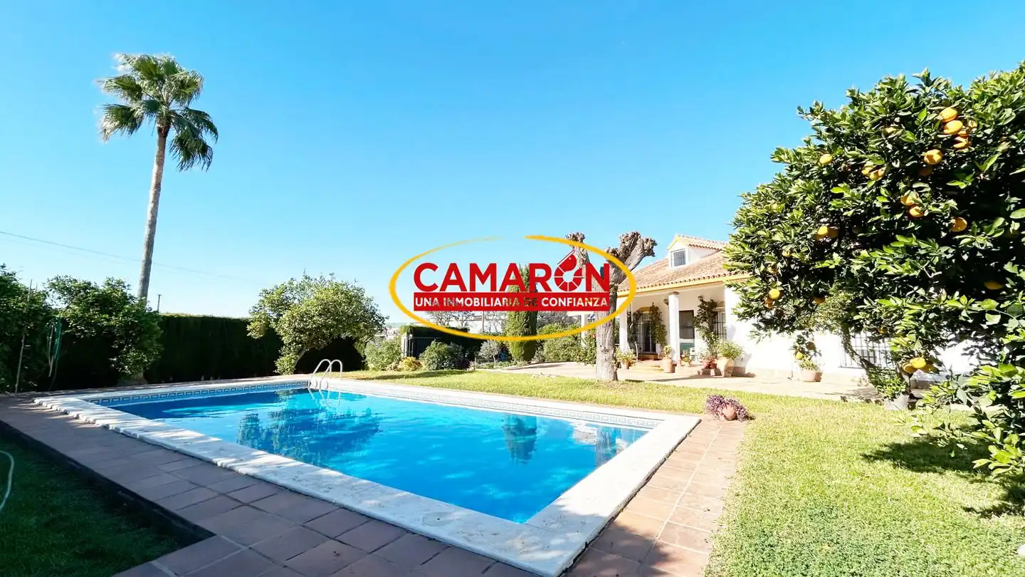 Jardí de Finca rústica en venda en Coria del Río amb Jardí privat i Piscina