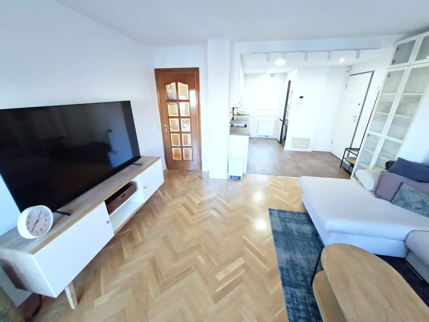 Sala de estar de Piso en venta en Leganés con Aire acondicionado, Calefacción y Parquet