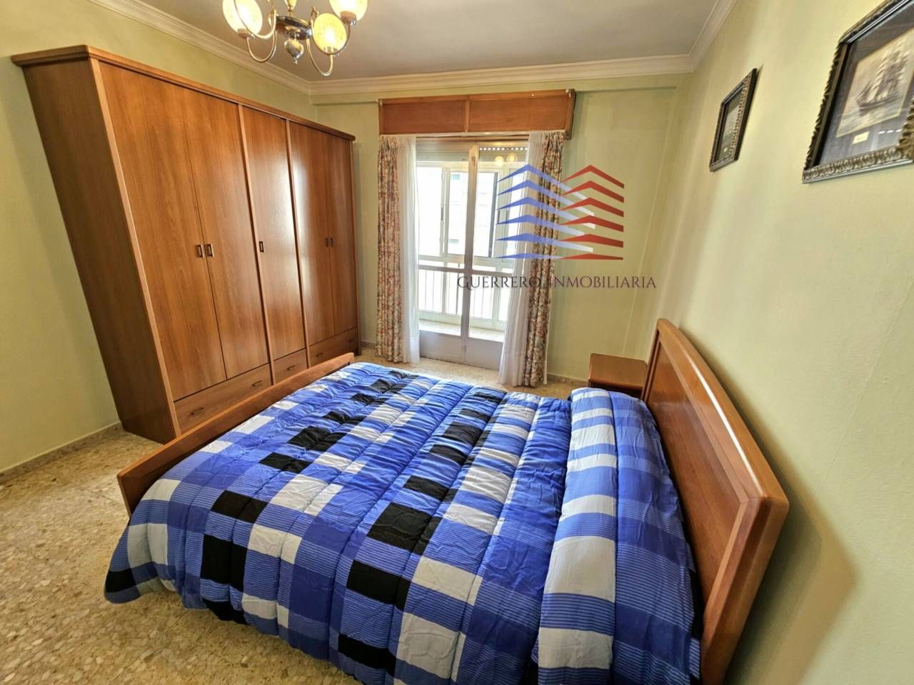 Bedroom of Flat to rent in Ourense Capital   with Heating, Furnished and Balcony