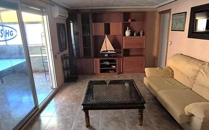 Living room of Attic for sale in Alicante / Alacant  with Air Conditioner, Terrace and Balcony