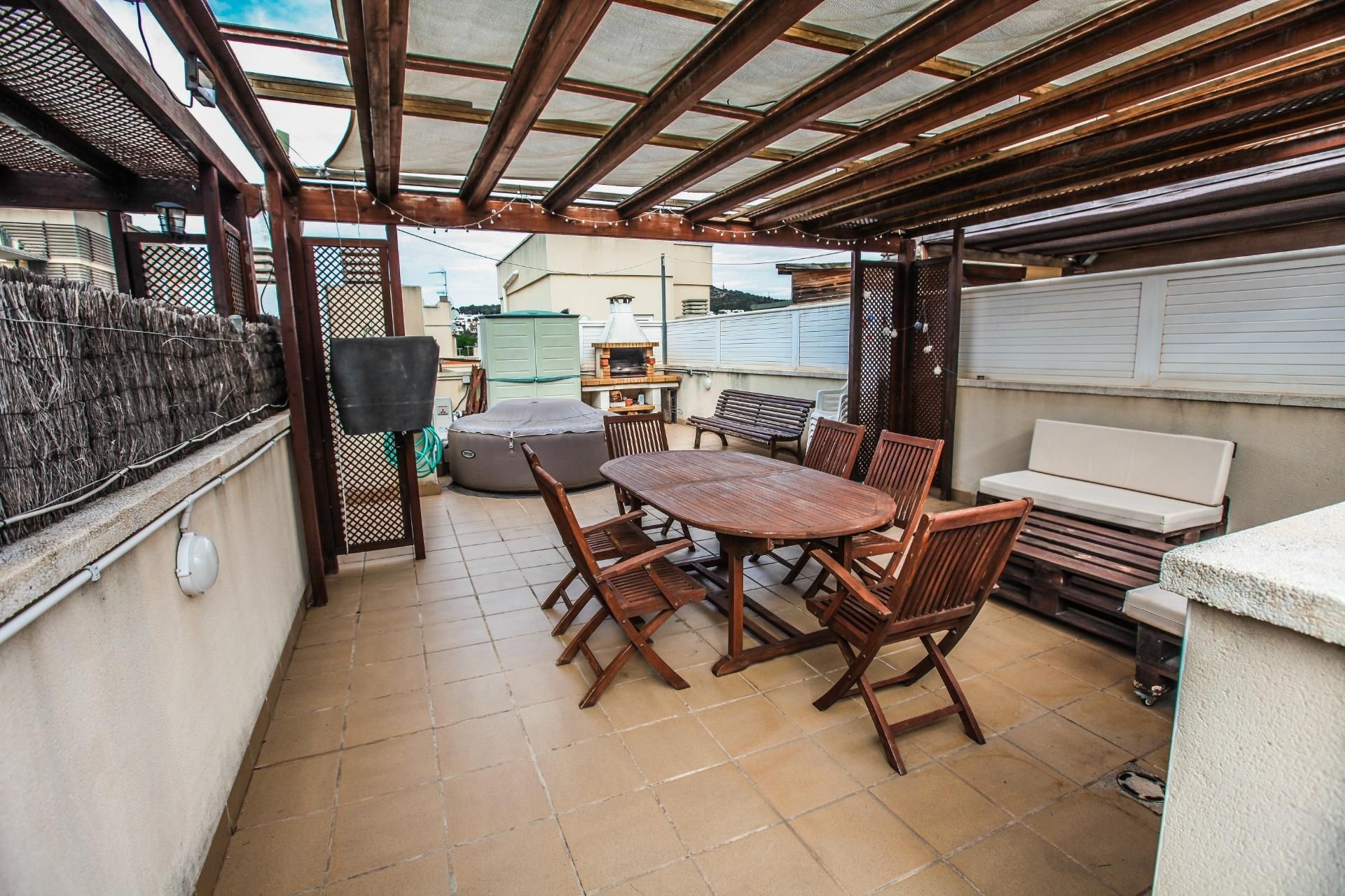 Terrace of Attic for sale in Calafell  with Air Conditioner, Heating and Private garden