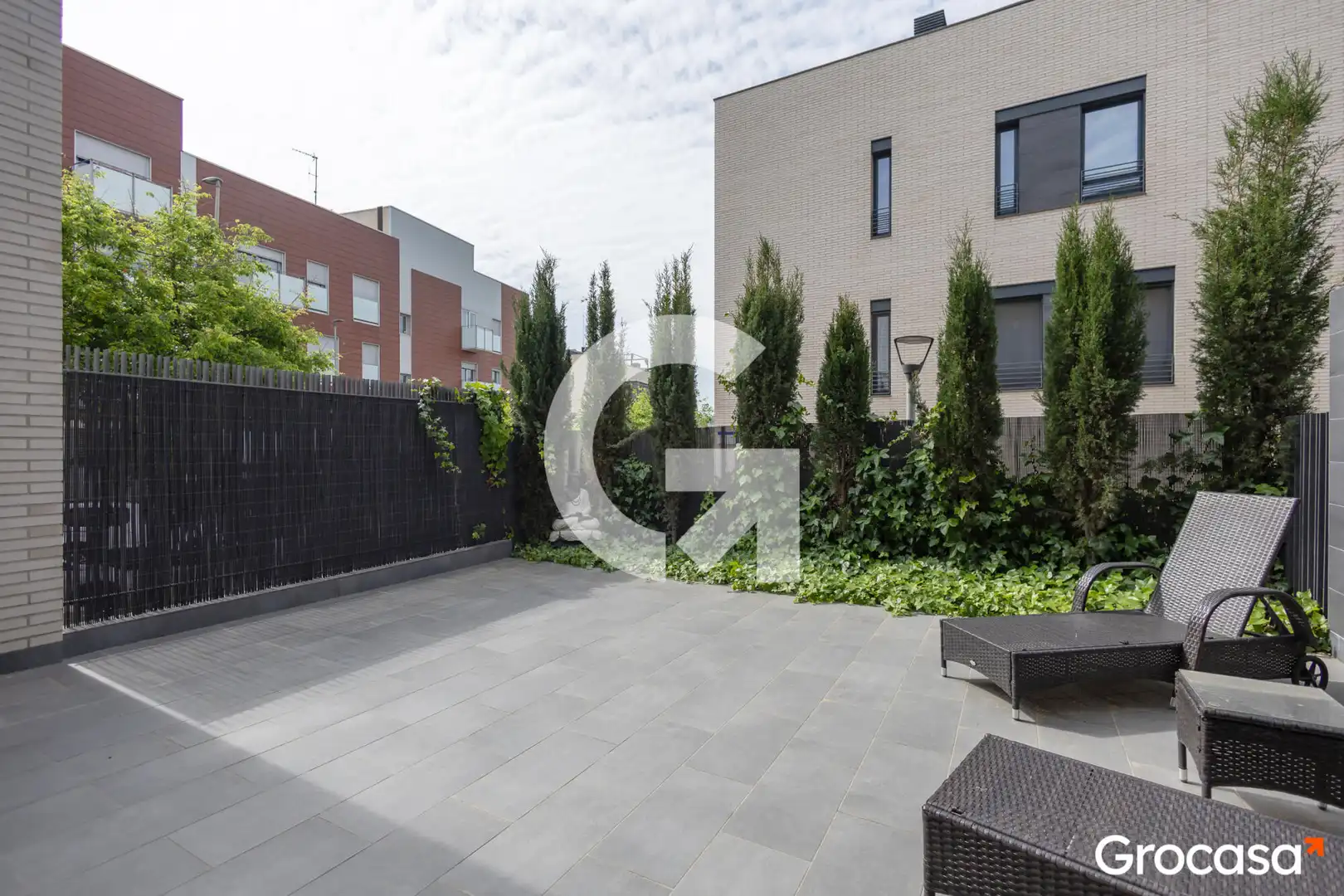Terraza de Casa adosada en venta en Sant Boi de Llobregat con Aire acondicionado, Calefacción y Jardín privado