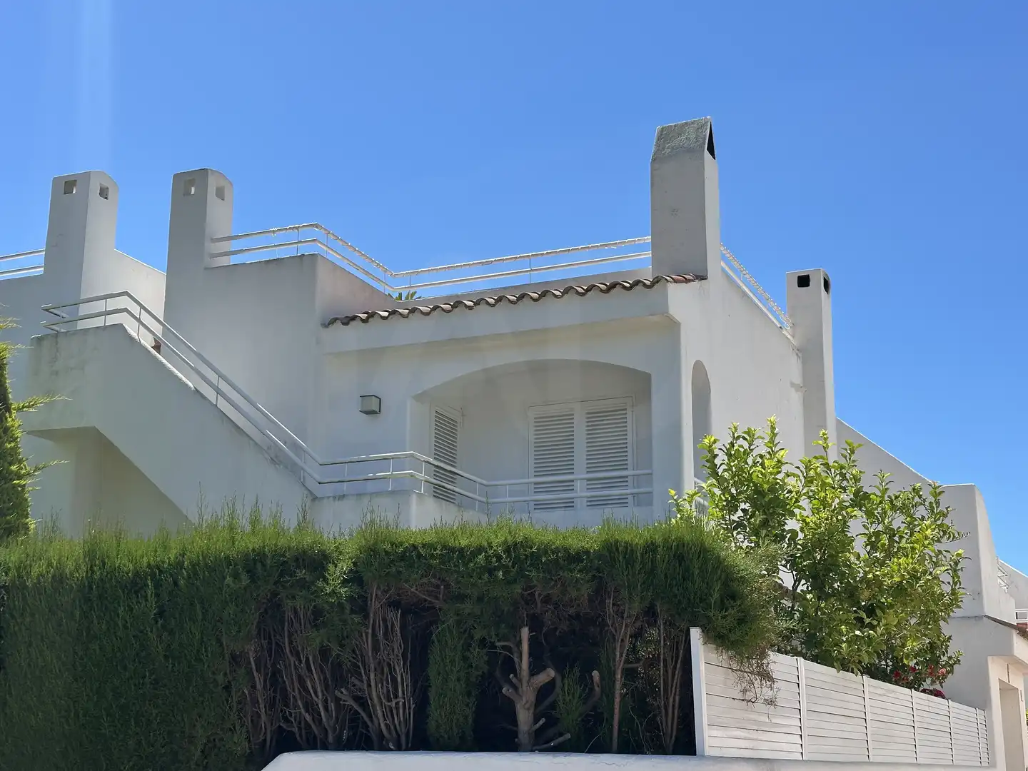 Exterior view of Houses for sale in Sant Pol de Mar  with Air Conditioner, Heating and Terrace