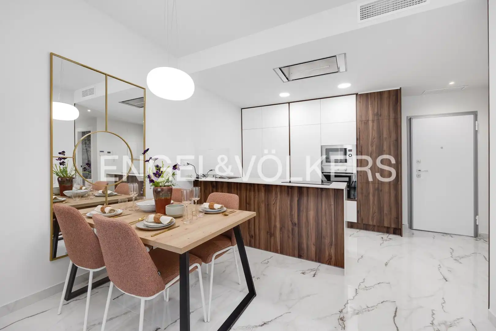 Kitchen of Flat for sale in Pilar de la Horadada  with Air Conditioner, Heating and Private garden
