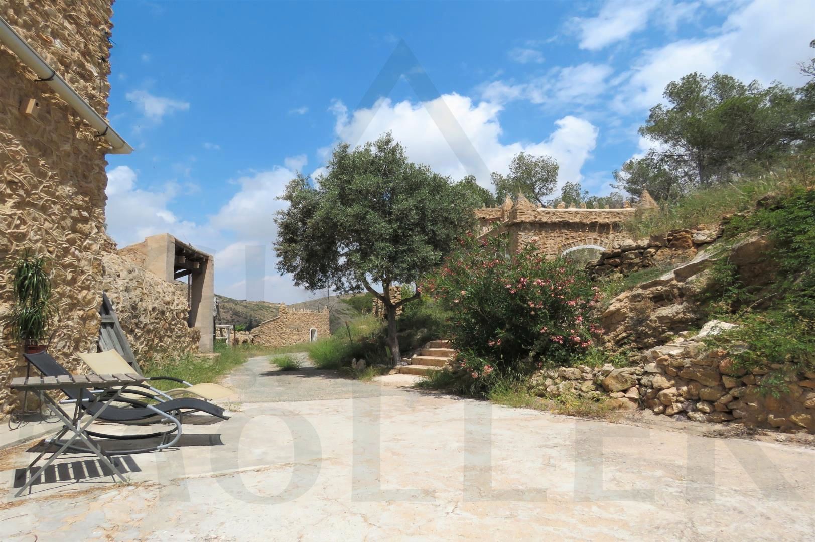 Vista exterior de Finca rústica en venda en Cartagena amb Aire condicionat, Jardí privat i Terrassa