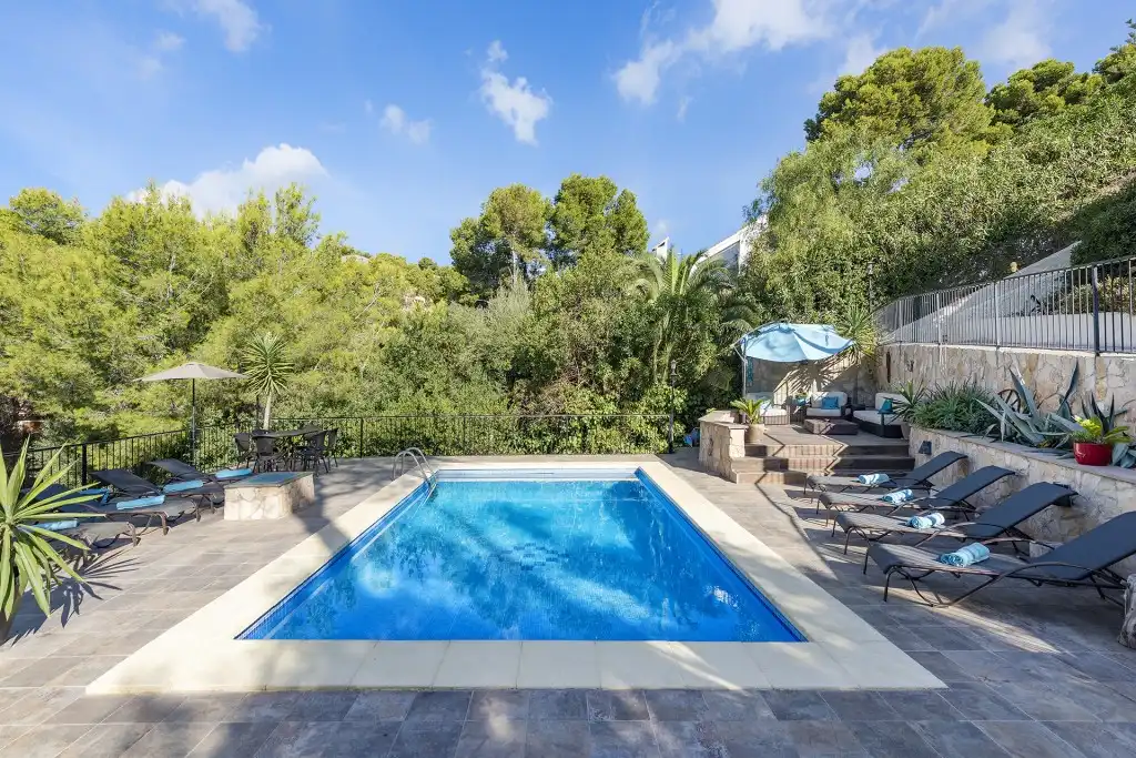 Piscina de Casa o chalet en venta en Calvià con Aire acondicionado, Jardín privado y Terraza