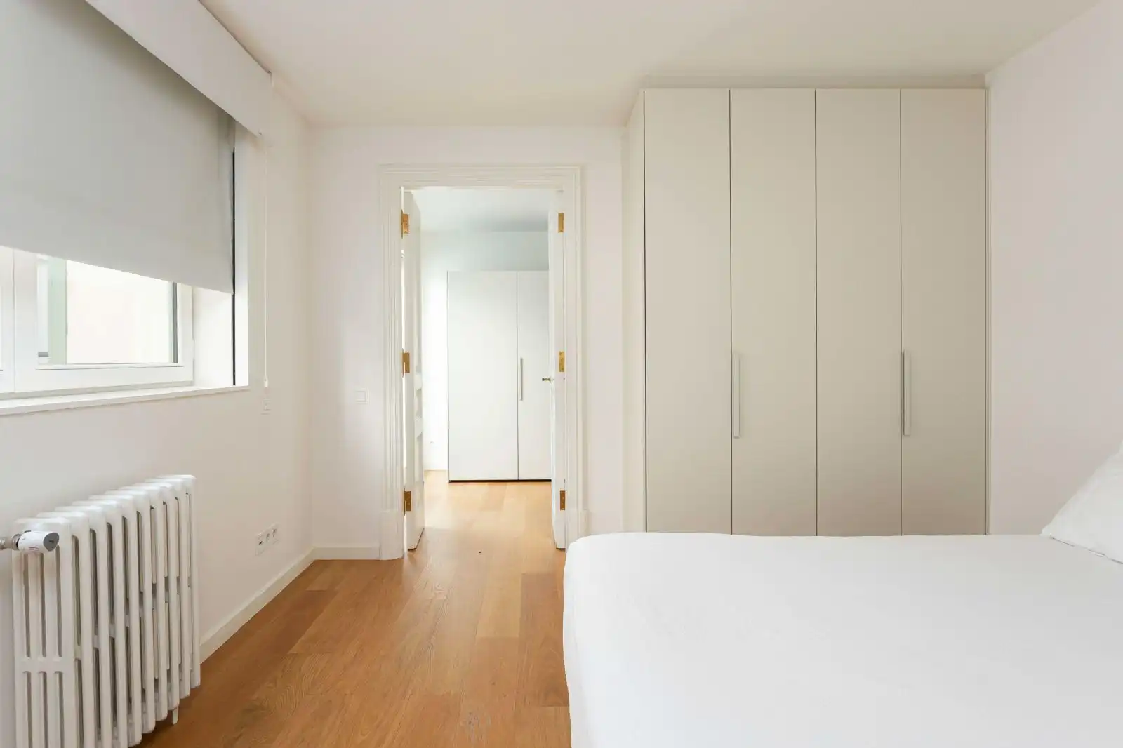 Schlafzimmer von Wohnung zur Miete in Barcelona mit Klimaanlage, Heizung und Terrasse