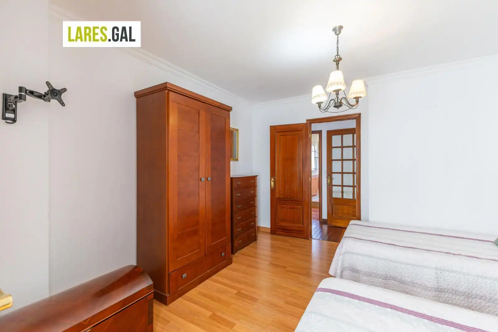 Schlafzimmer von Wohnung zum Verkauf in Cangas  mit Heizung und Terrasse