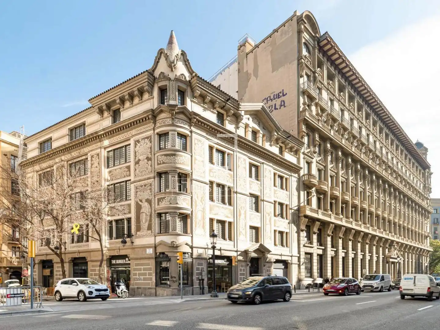 Exterior view of Flat for sale in Barcelona  with Air Conditioner, Heating and Parquet flooring