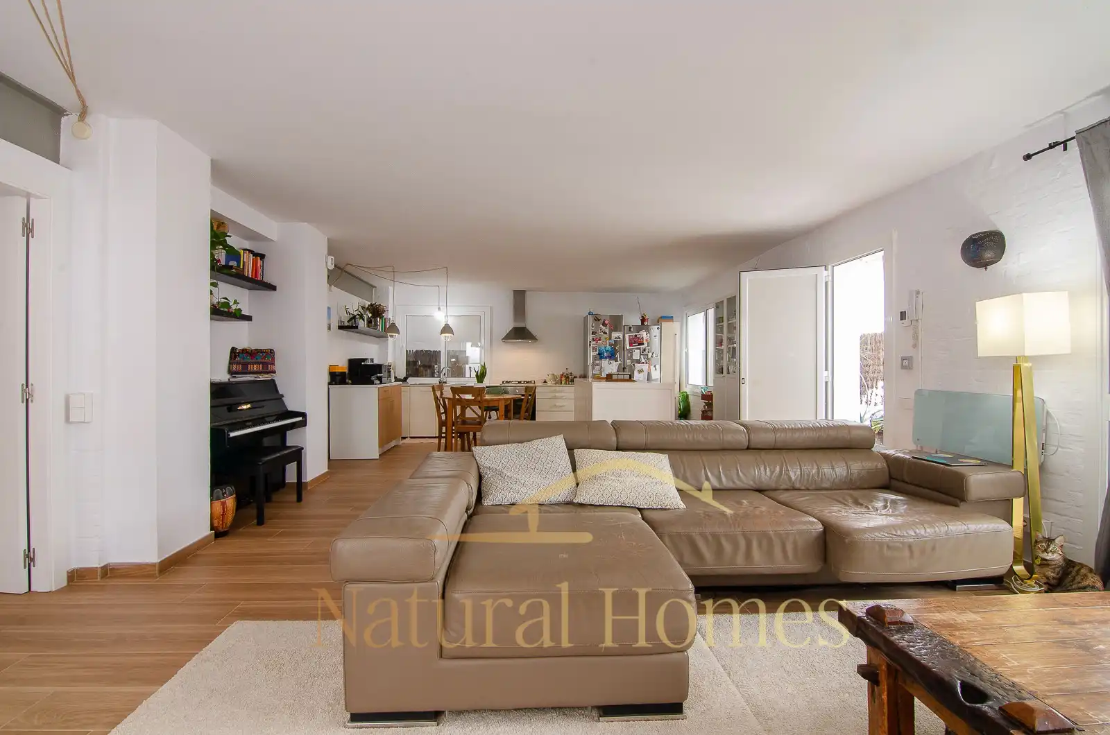 Sala d'estar de Pis en venda en Caldes d'Estrac amb Calefacció, Terrassa i Traster